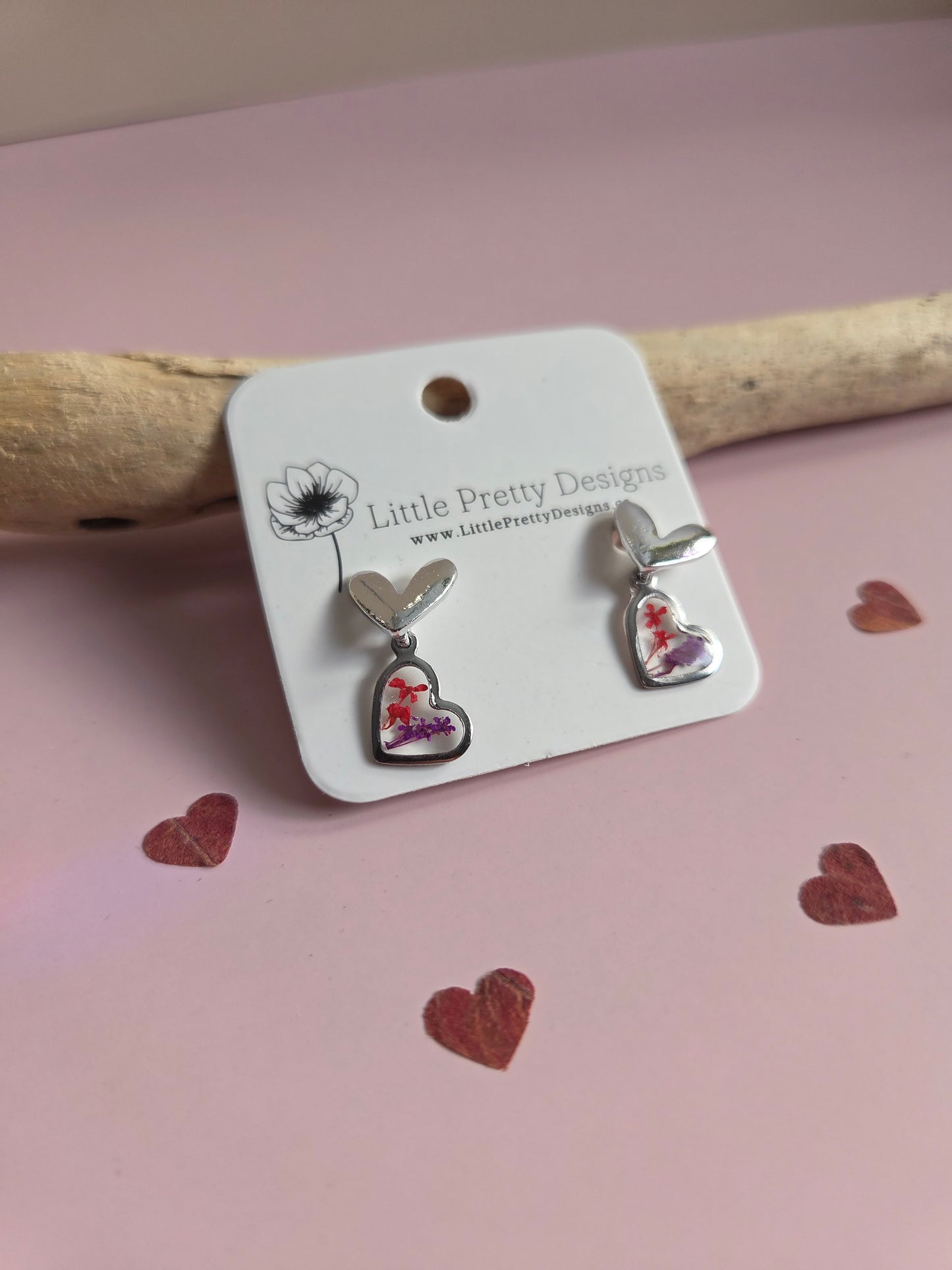 Pressed Flower Earrings