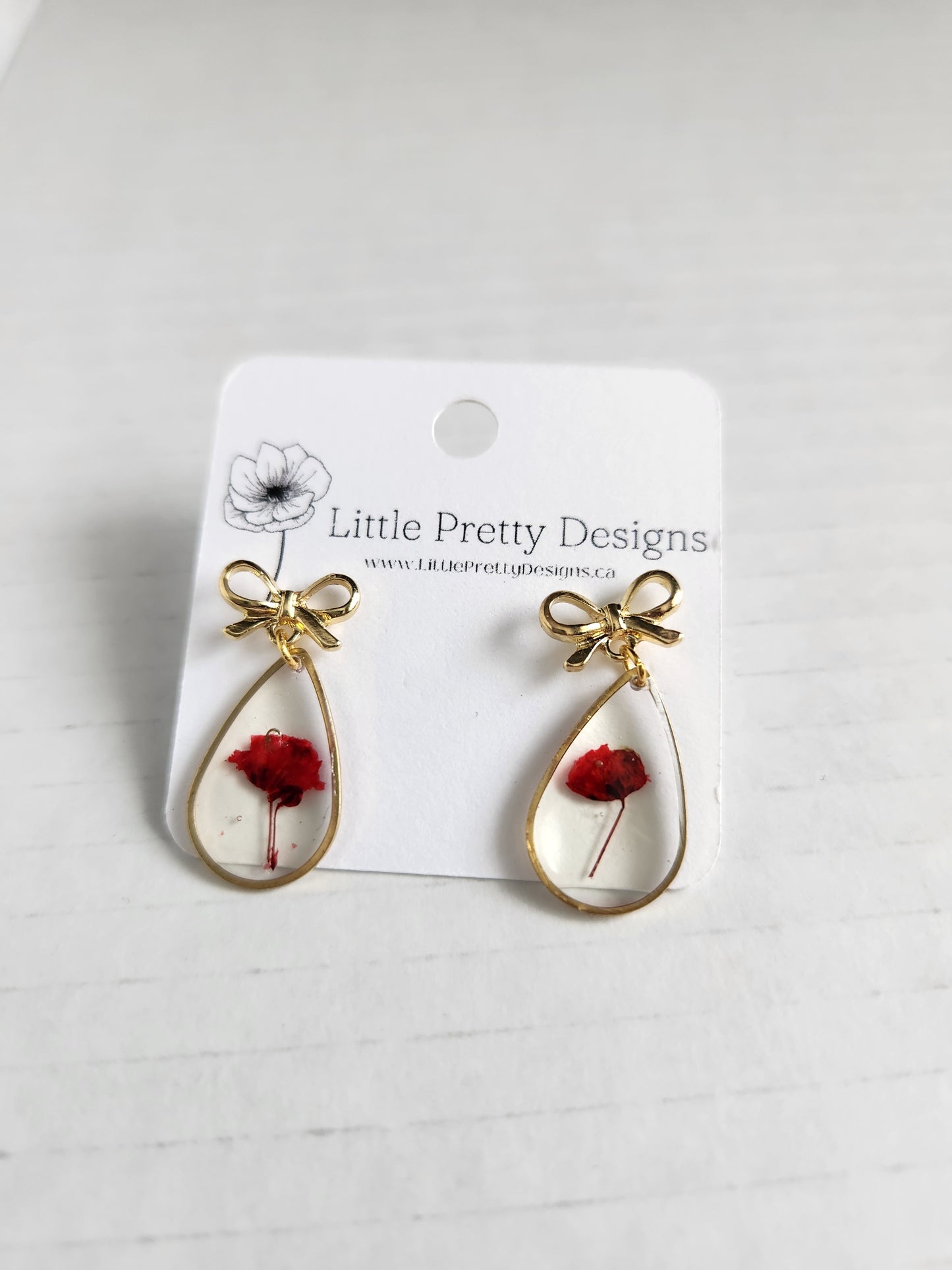 Floral Drop Earrings