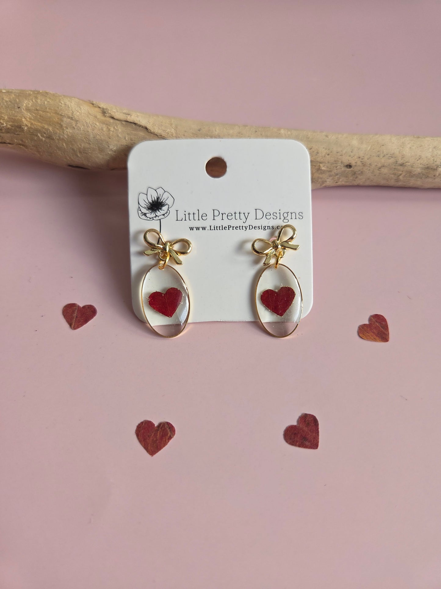 Pressed Flower Earrings
