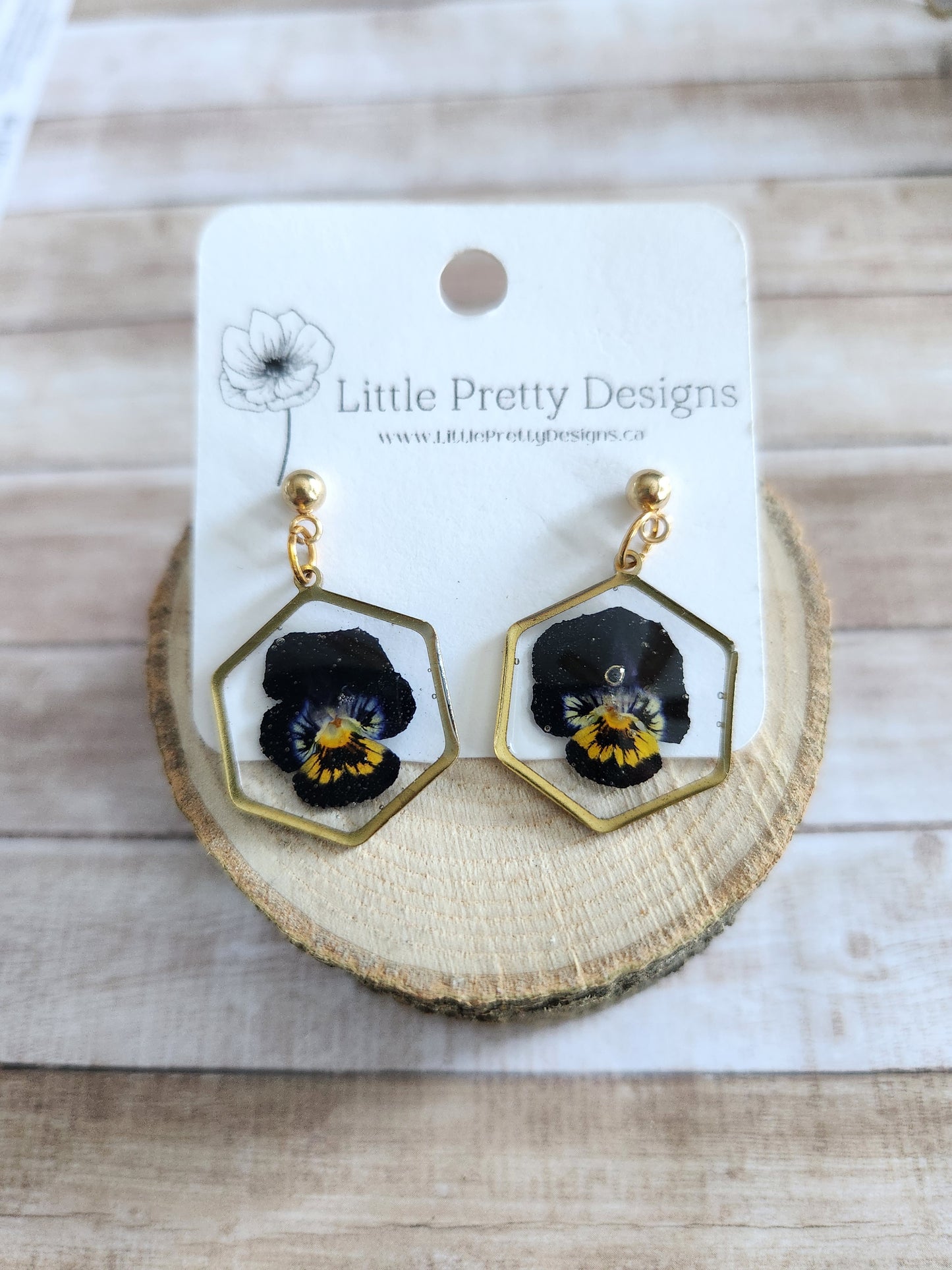 Floral Drop Earrings