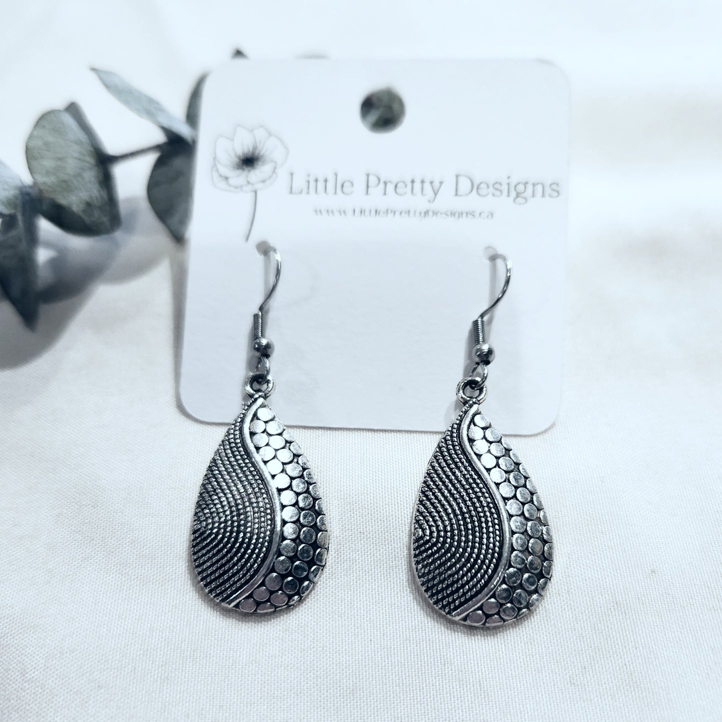 Stainless Steel Drop Earrings