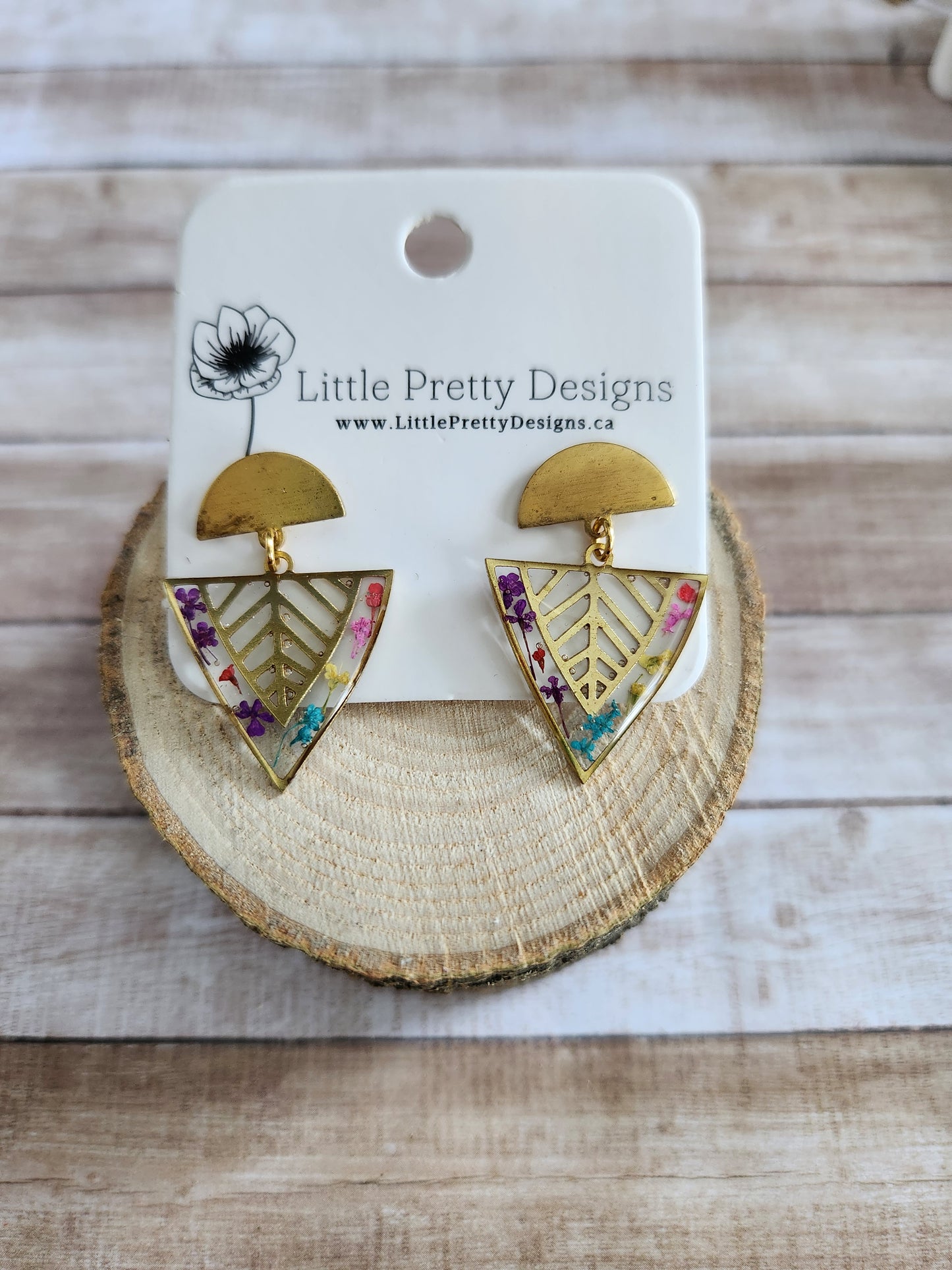 Floral Drop Earrings