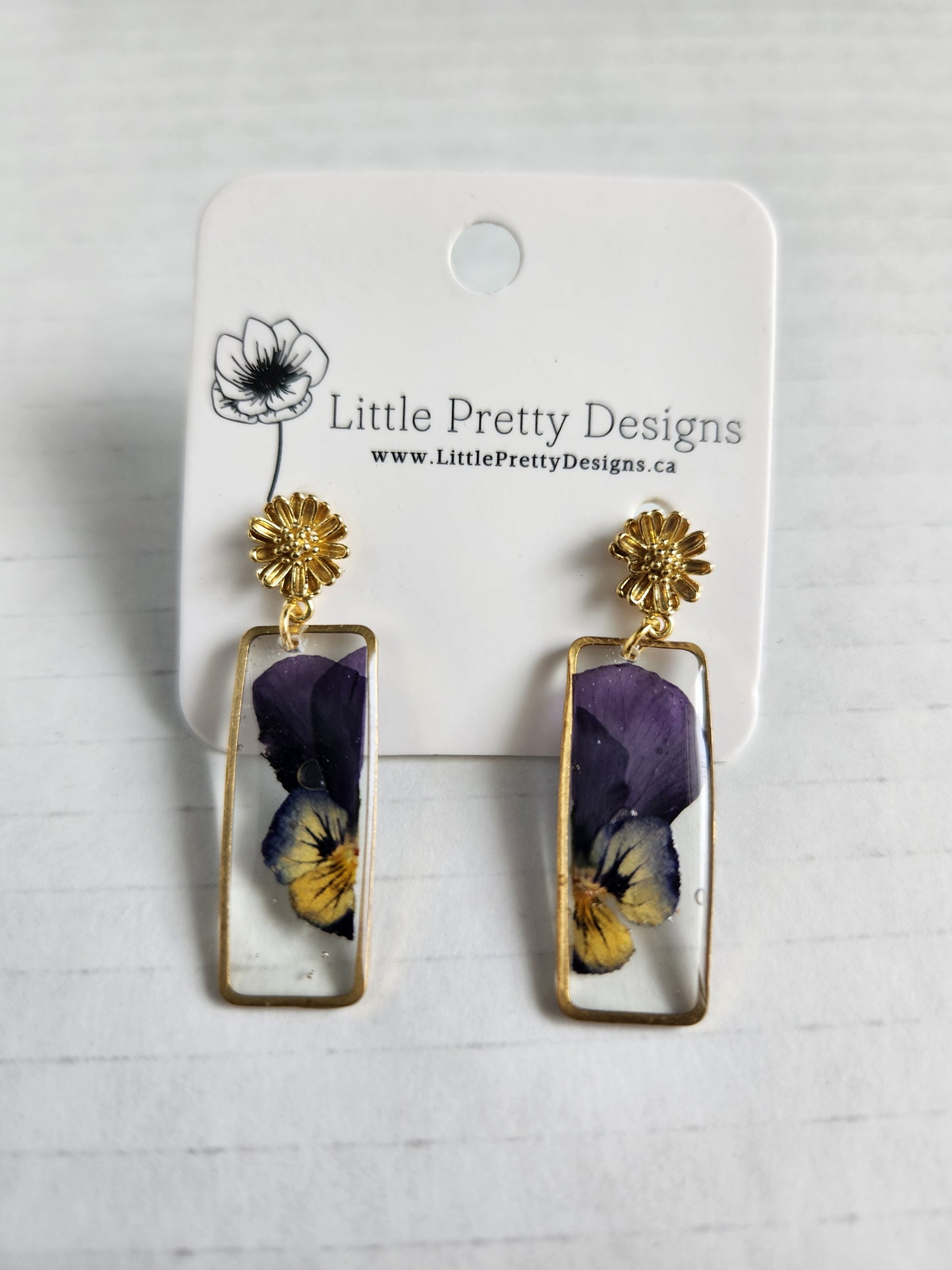 Floral Drop Earrings