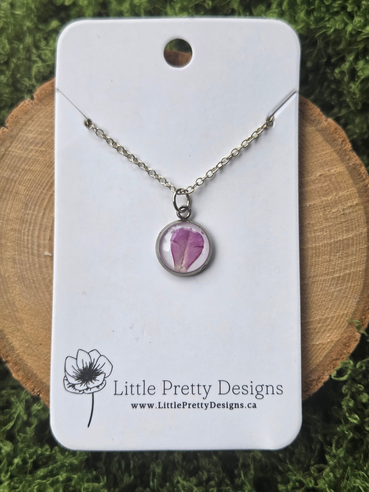 Pressed Flower Necklace