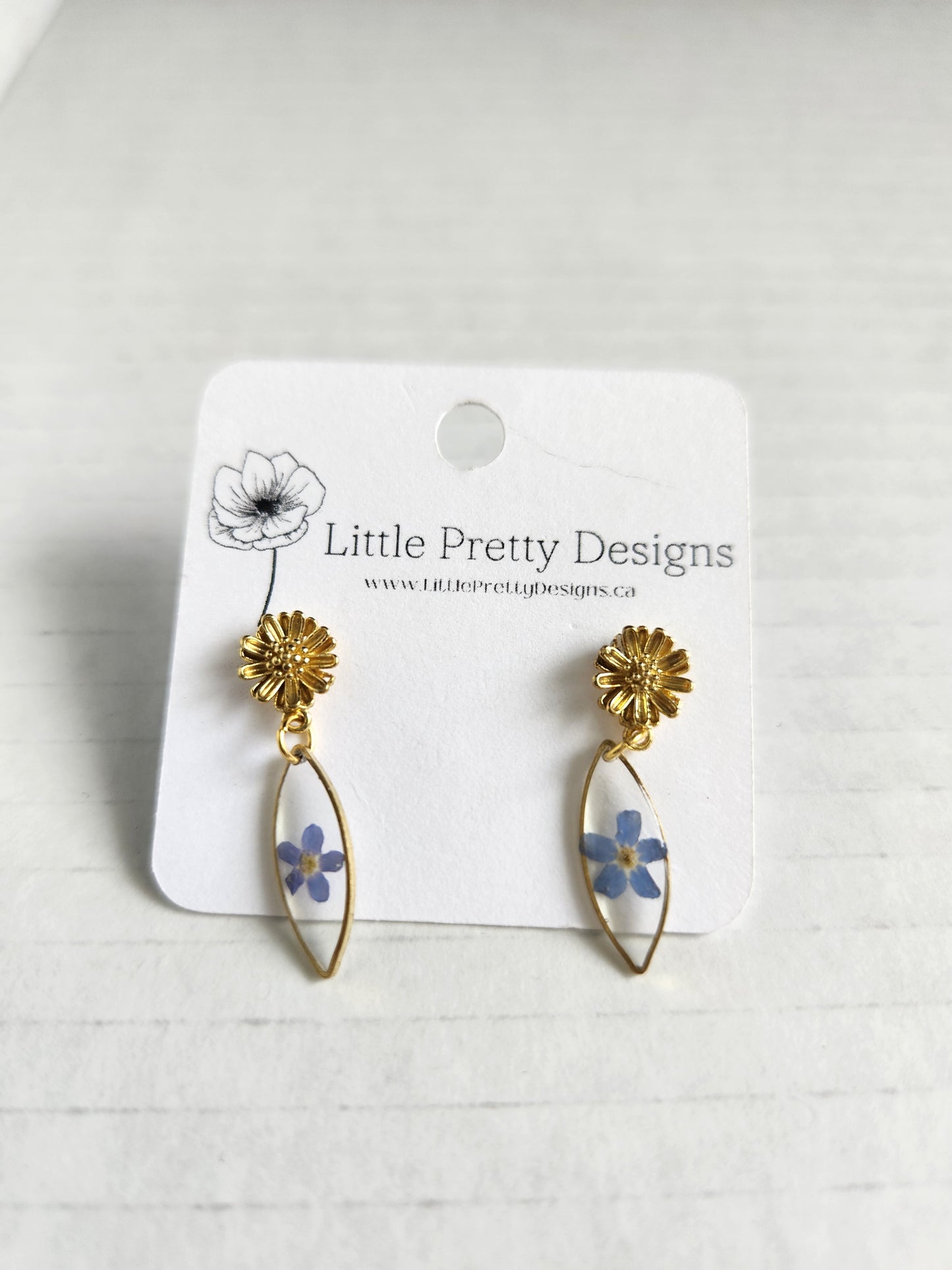 Floral Drop Earrings