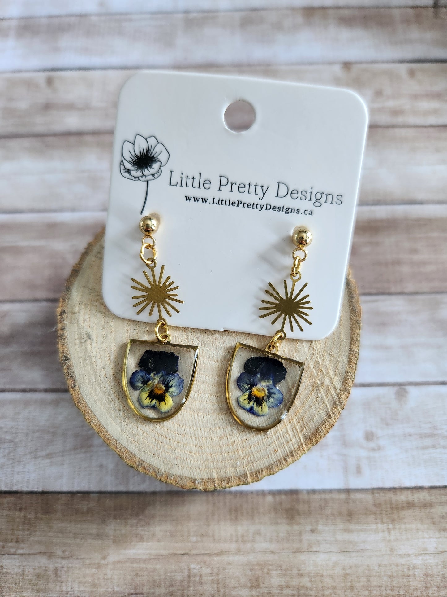 Floral Drop Earrings