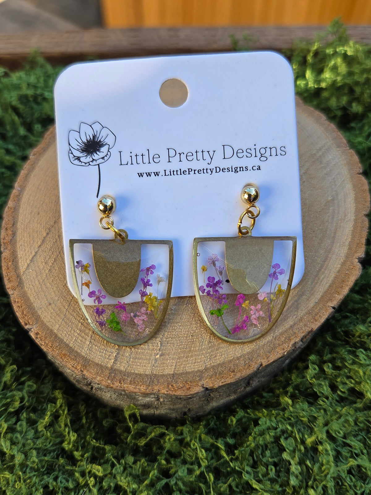 Floral Drop Earrings