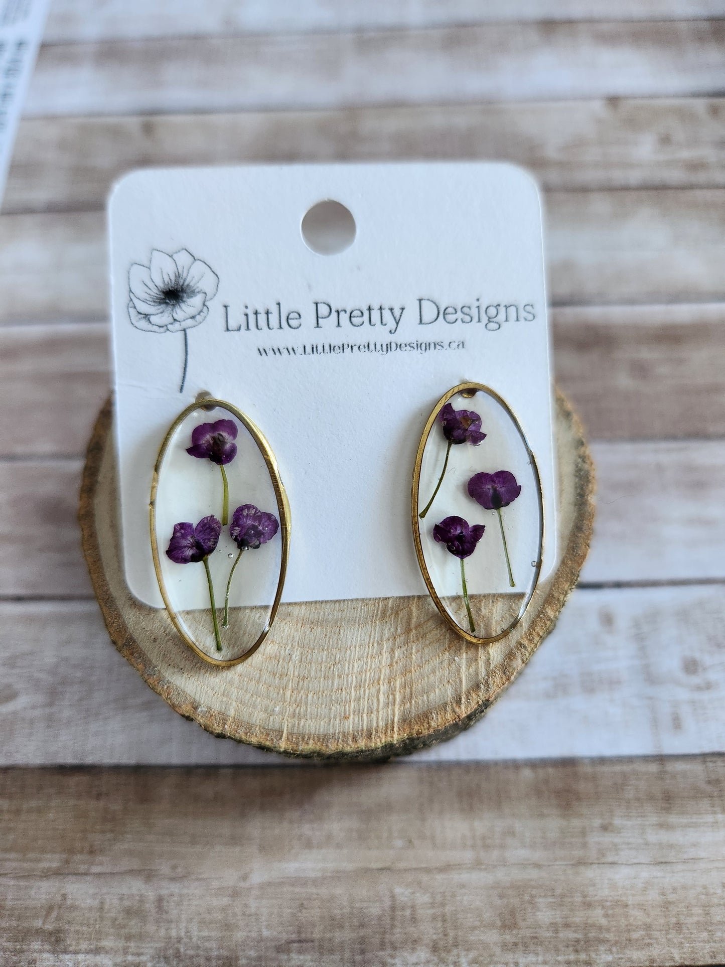 Floral Drop Earrings
