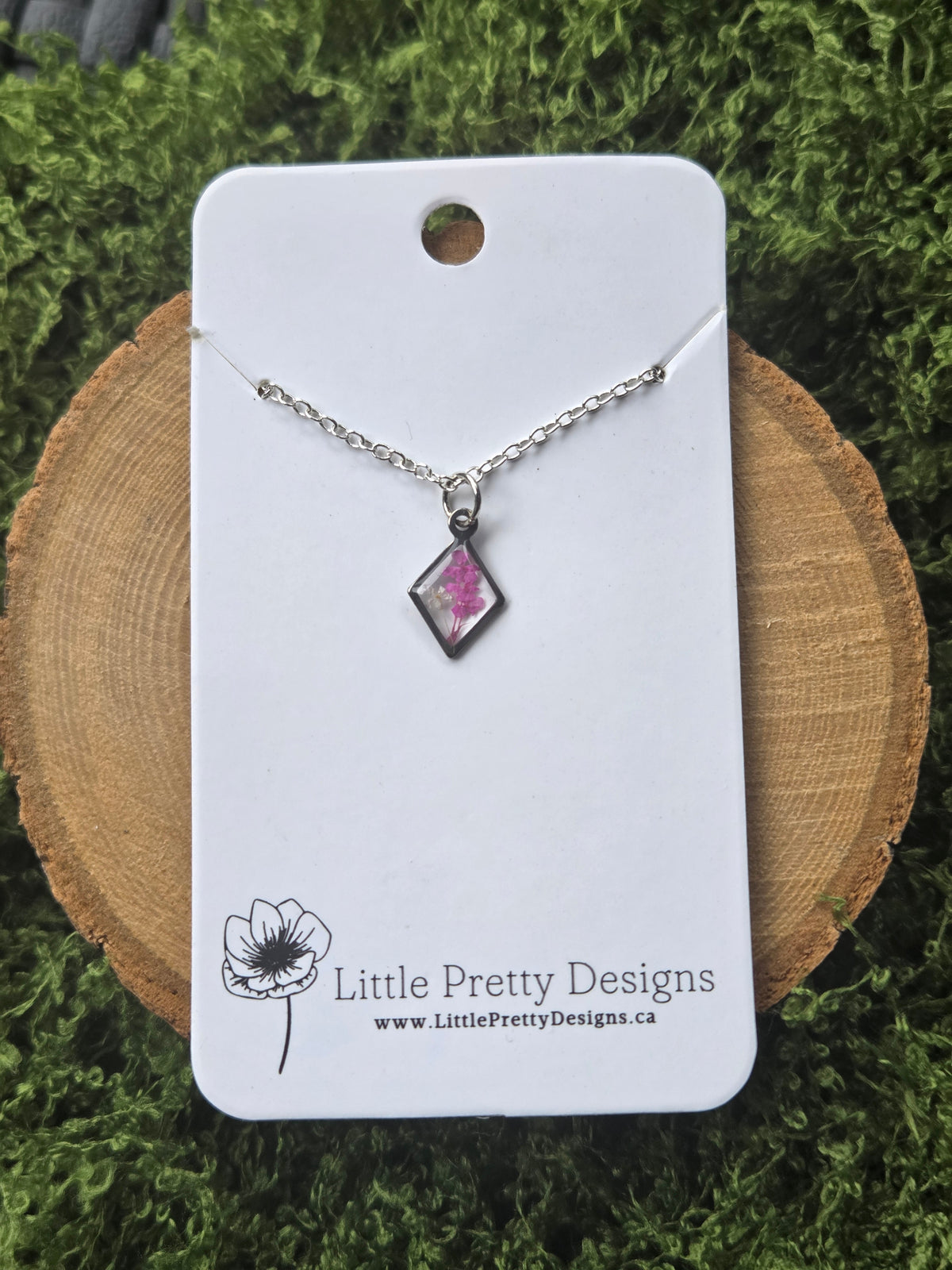 Pressed Flower Necklace