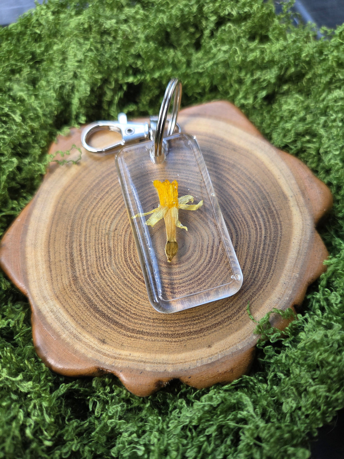 Mini Daffodil Keychain