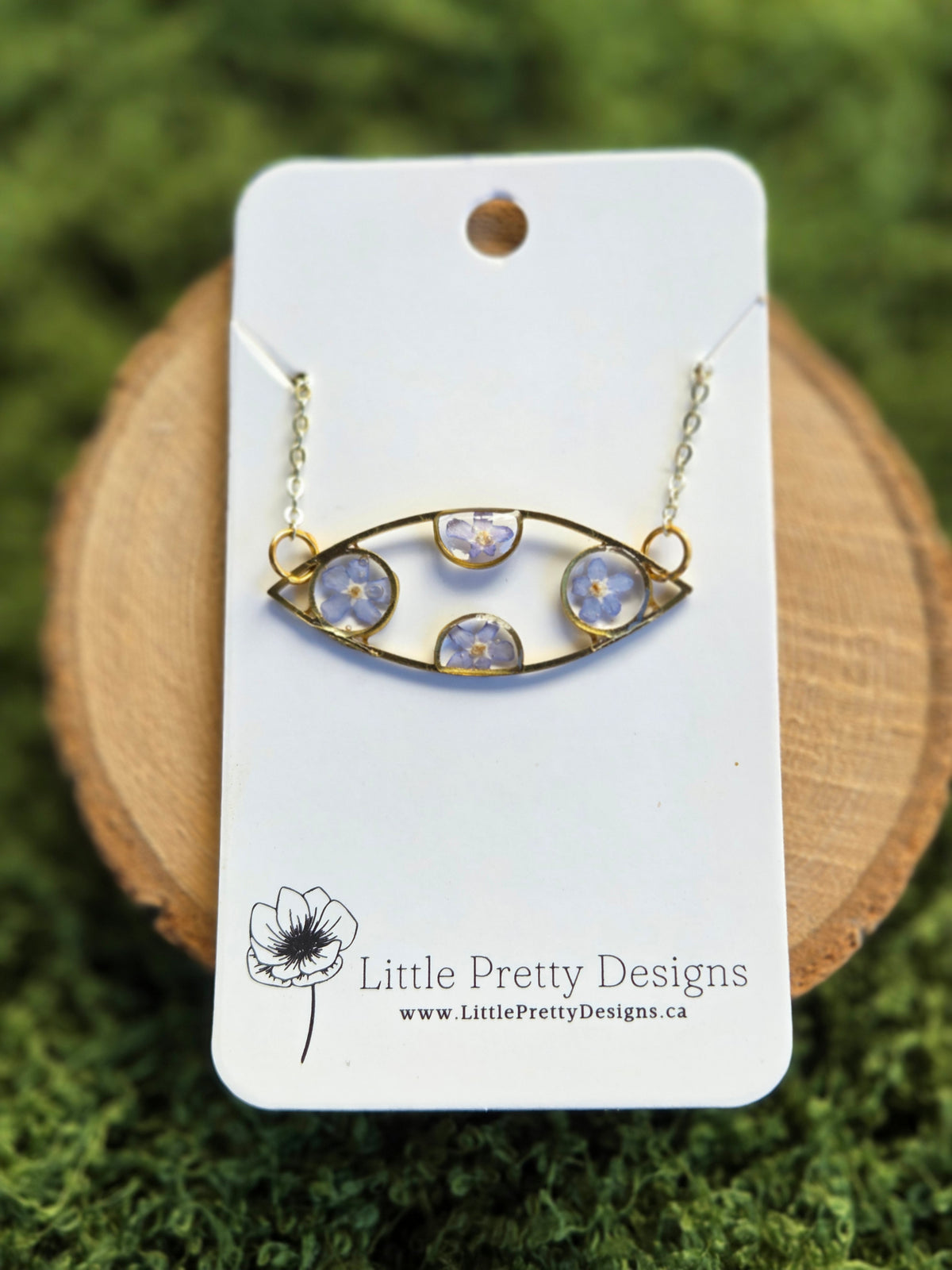 Pressed Flower Necklace