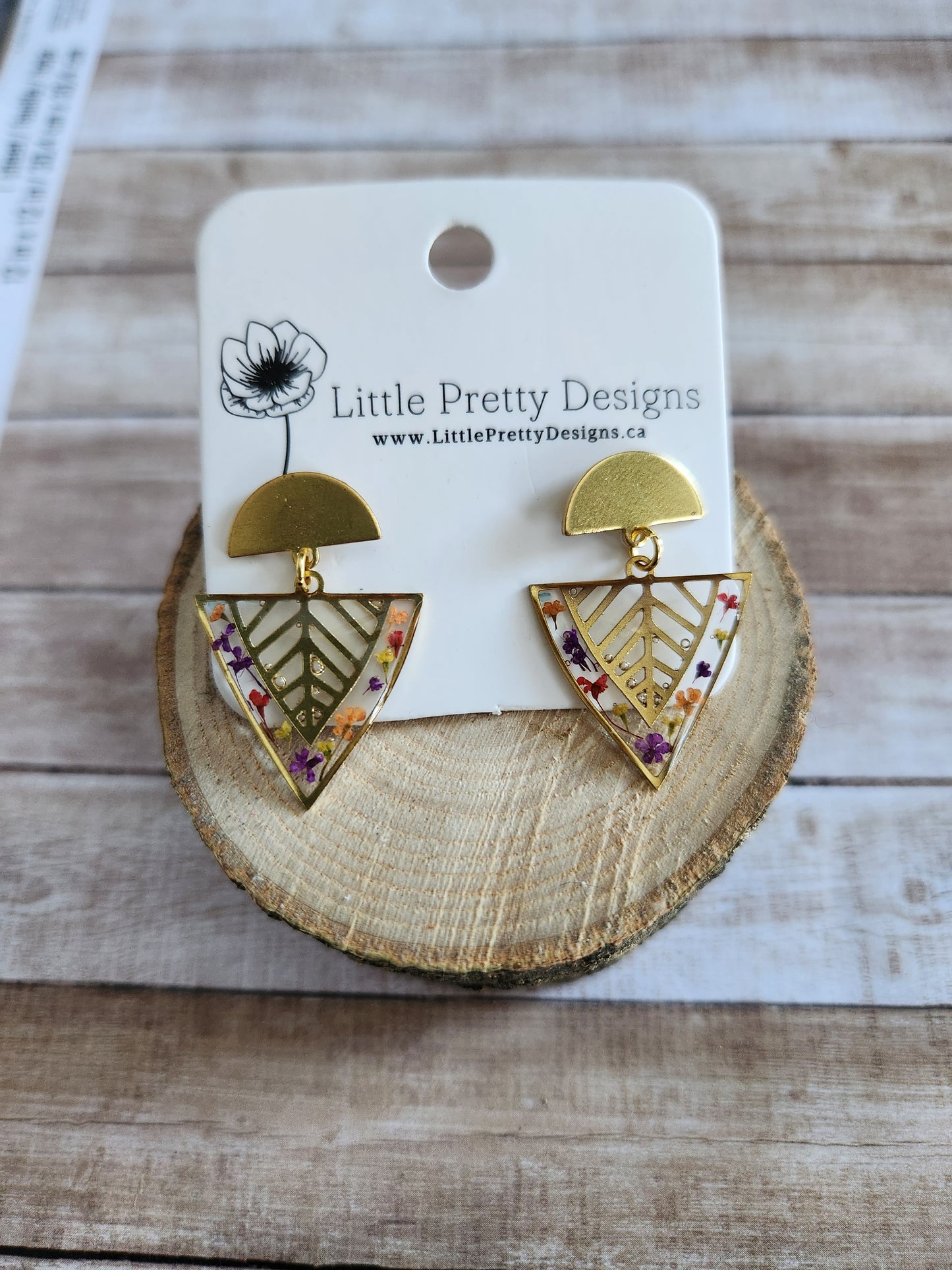 Floral Drop Earrings