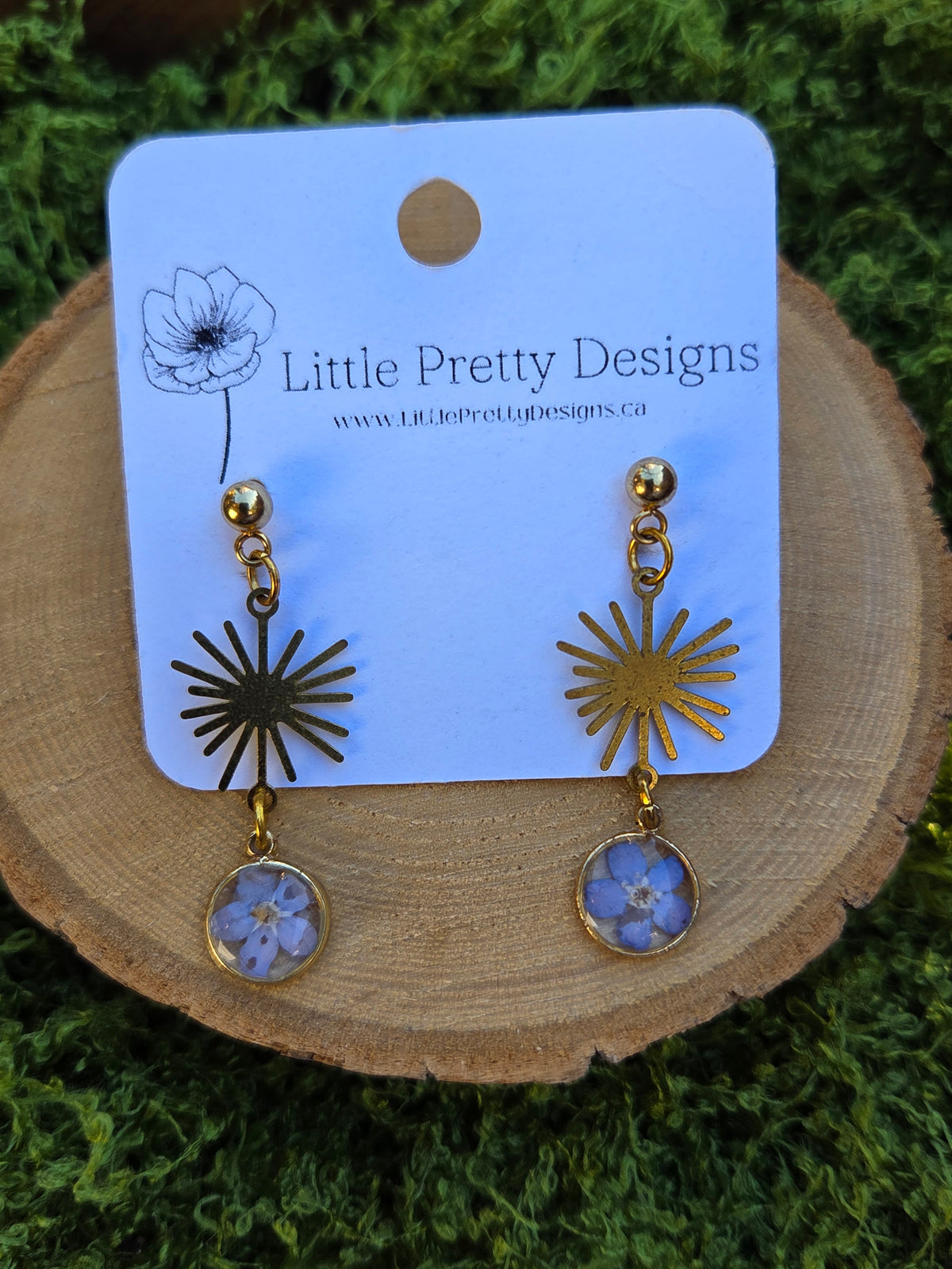 Floral Drop Earrings