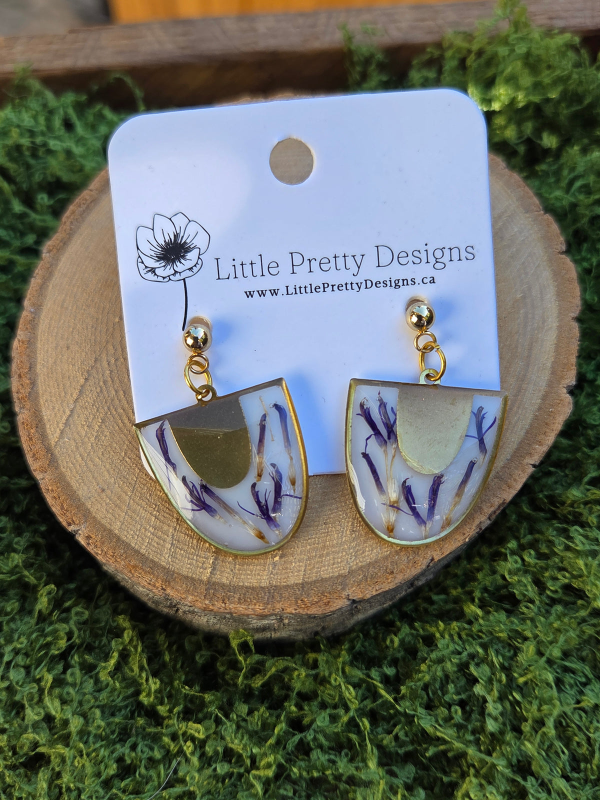 Dainty Floral Drop Earrings