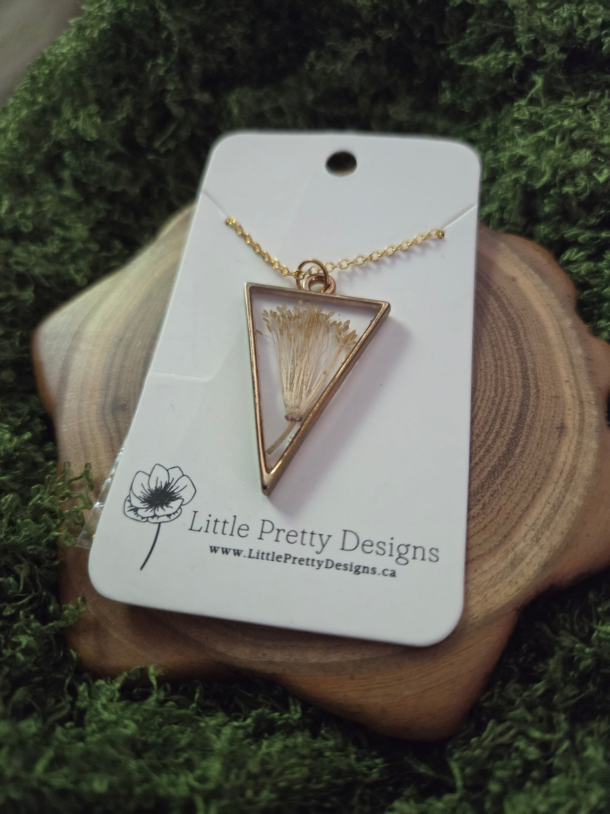 Pointed Floral Necklace