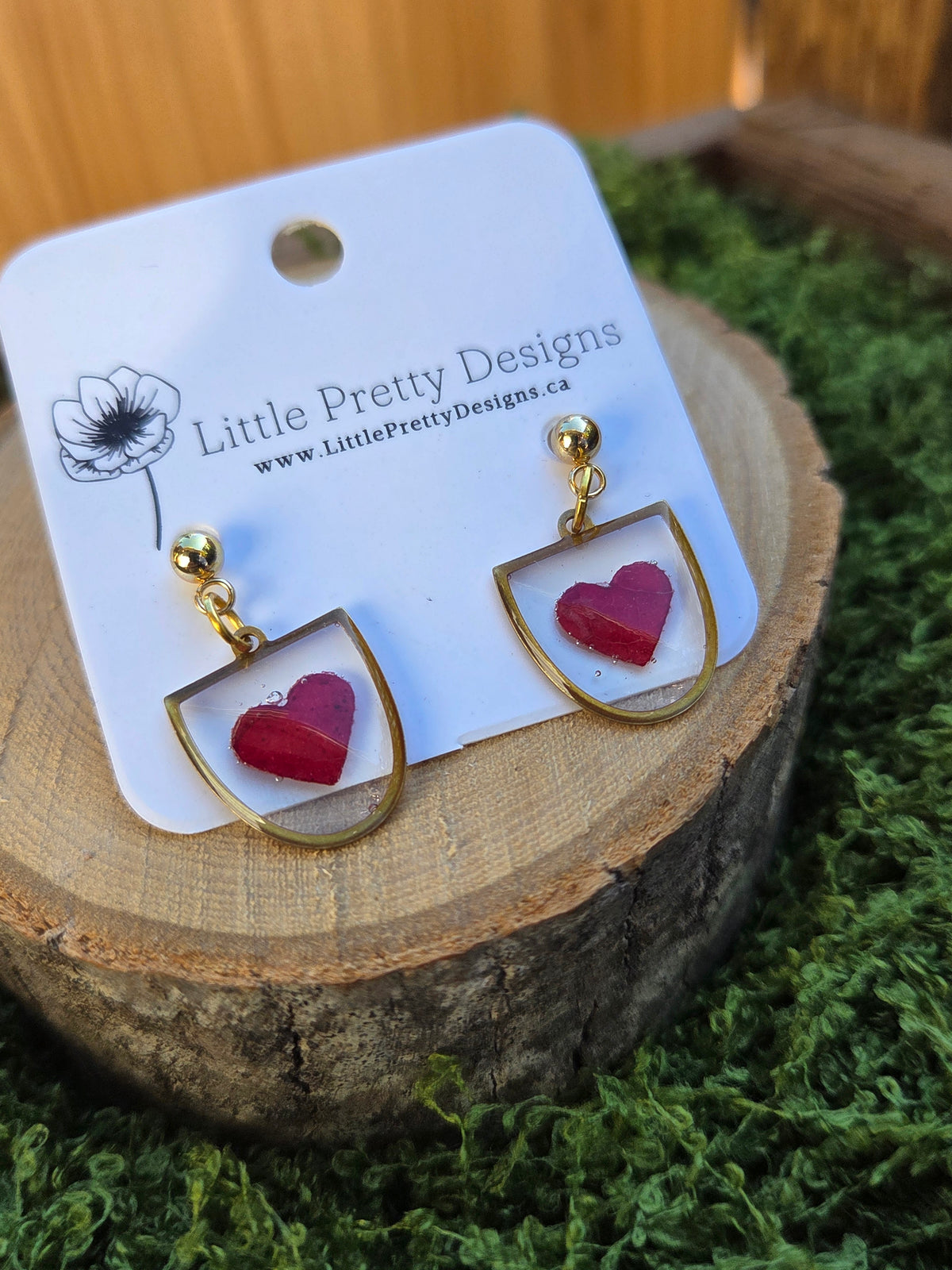 Dainty Floral Drop Earrings