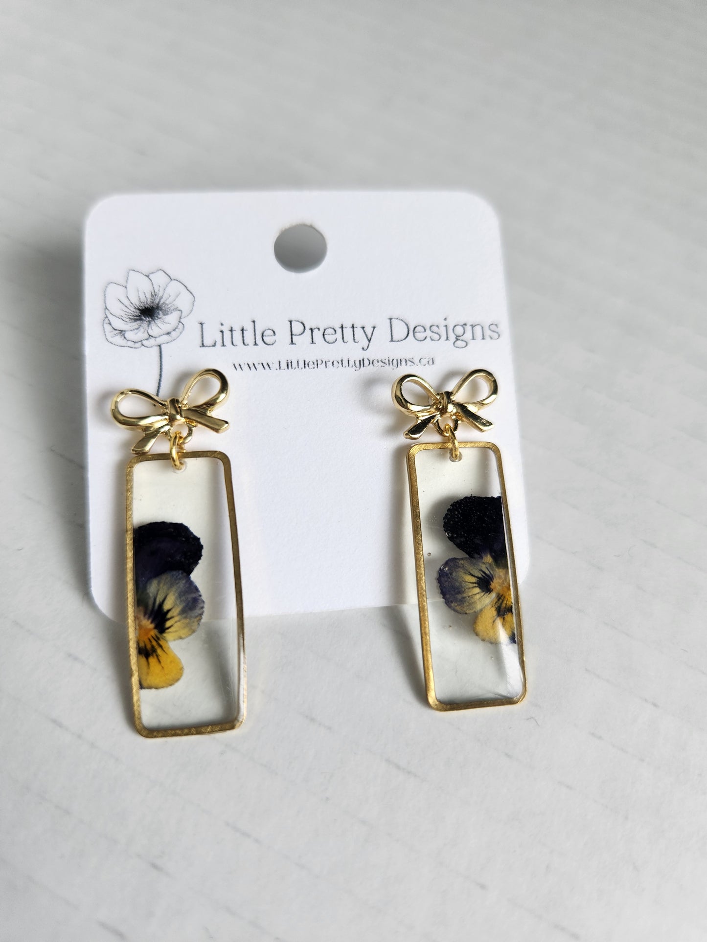 Floral Drop Earrings