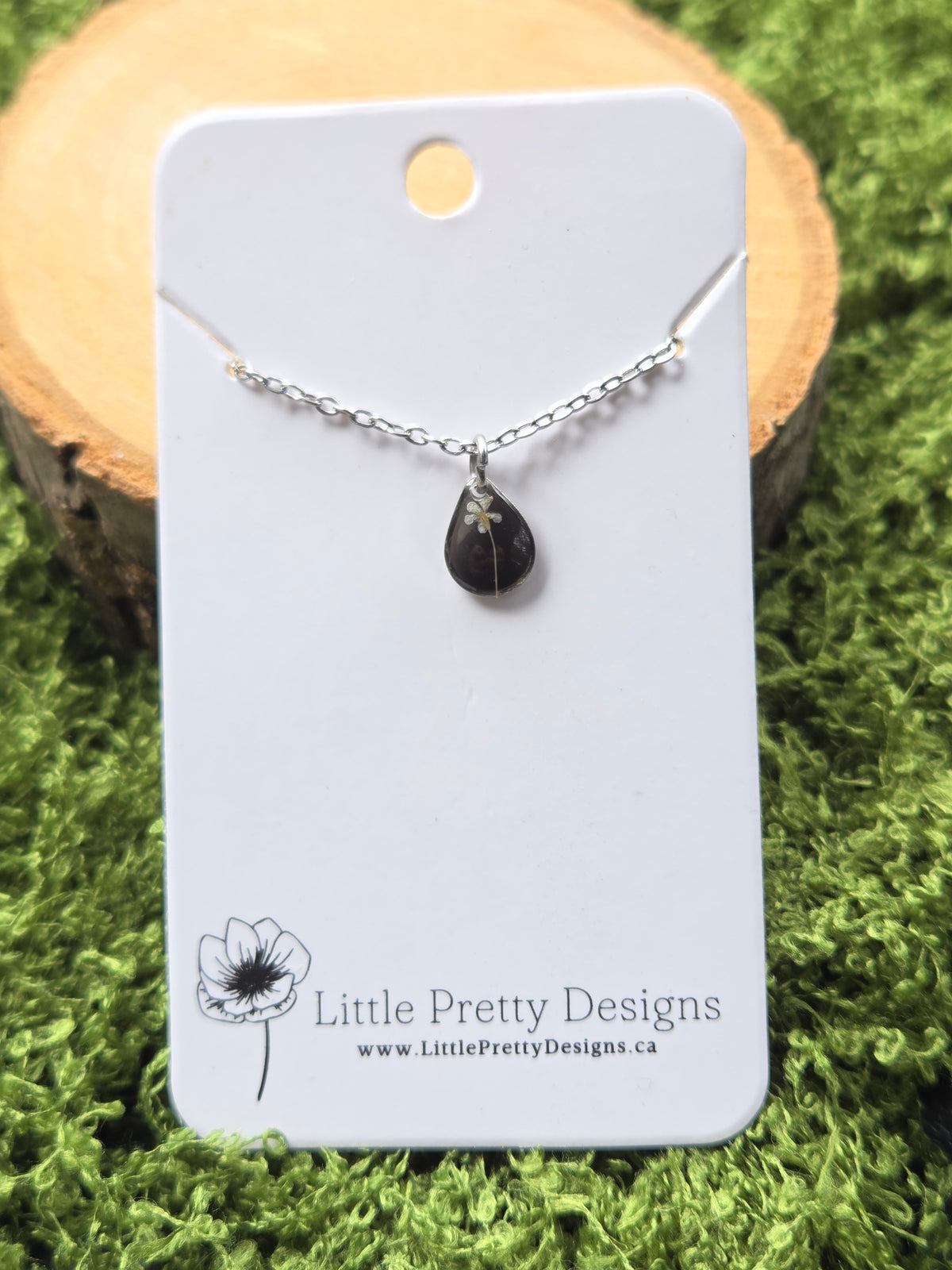 Pressed Flower Necklace