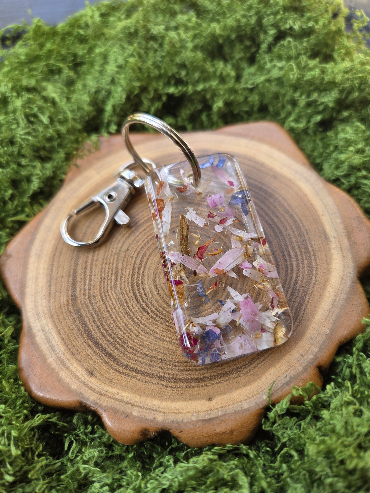 Wild Flower Keychain