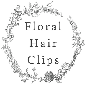 Pressed Flower Hair Clips