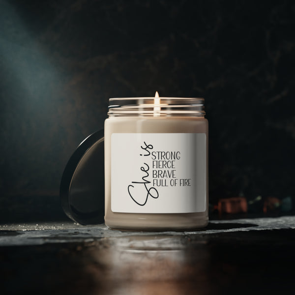 She Is Scented Soy Candle, 9oz