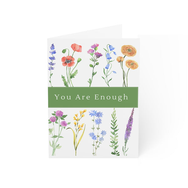 You Are Enough Greeting Card (1, 10, 30, and 50pcs)
