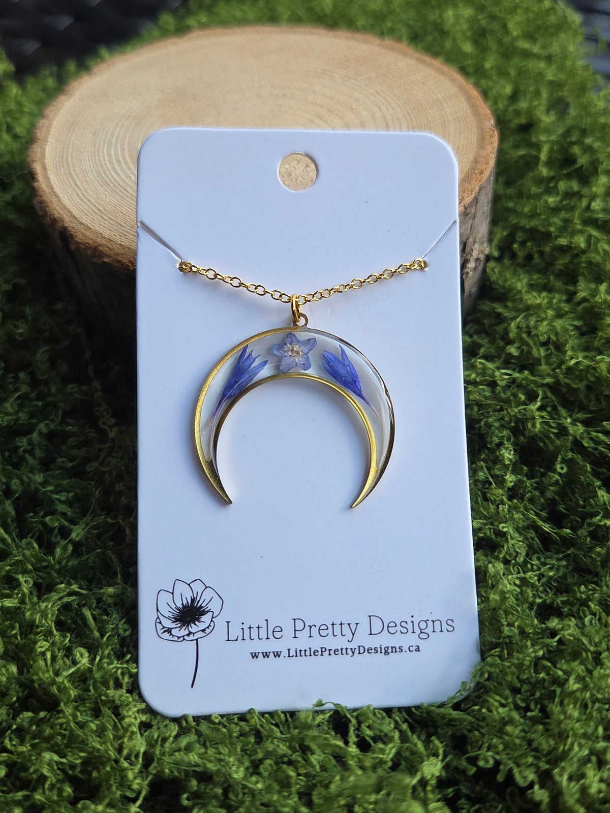 Pressed Flower Necklace