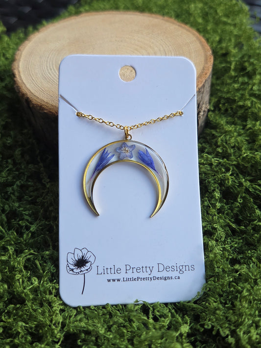Pressed Flower Necklace