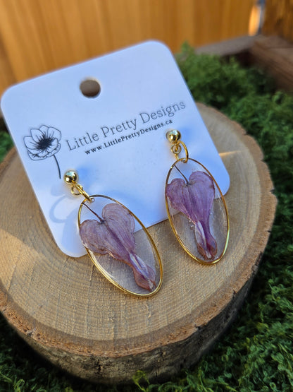 Dainty Floral Drop Earrings