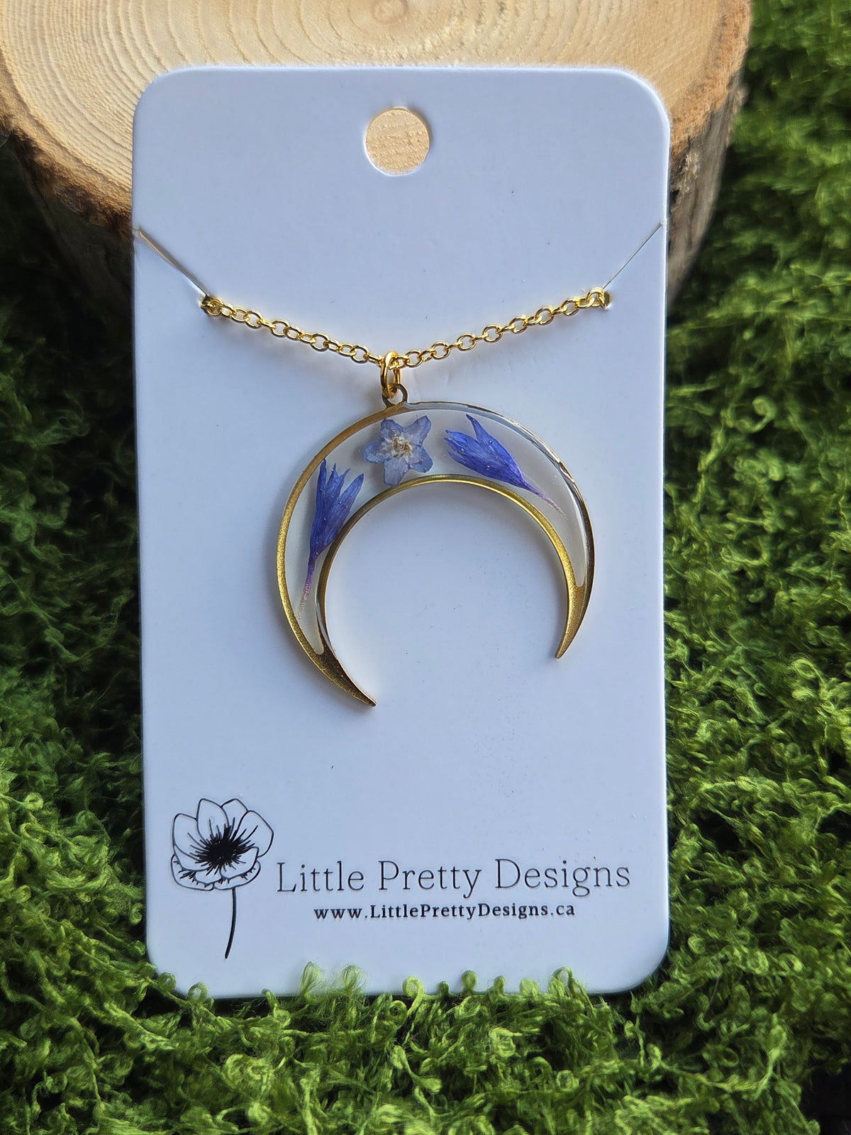 Pressed Flower Necklace