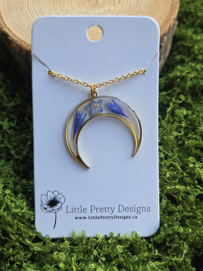 Pressed Flower Necklace