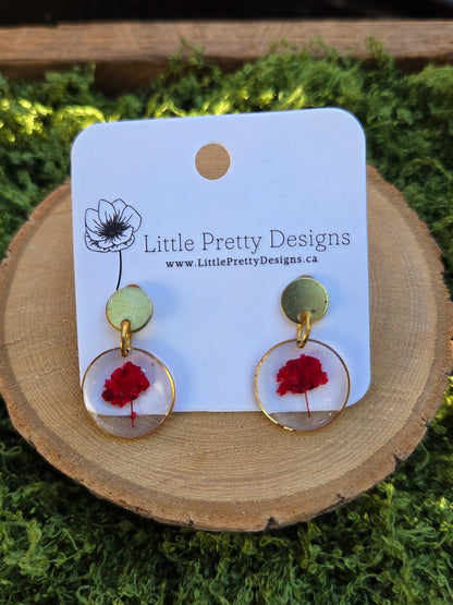 Floral Drop Earrings