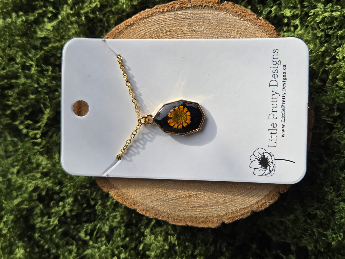 Pressed Flower Necklace