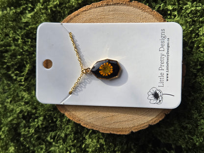 Pressed Flower Necklace