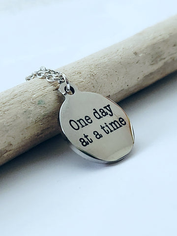 One Day At A Time - Charm Necklace