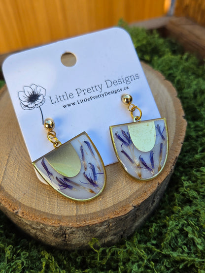 Dainty Floral Drop Earrings