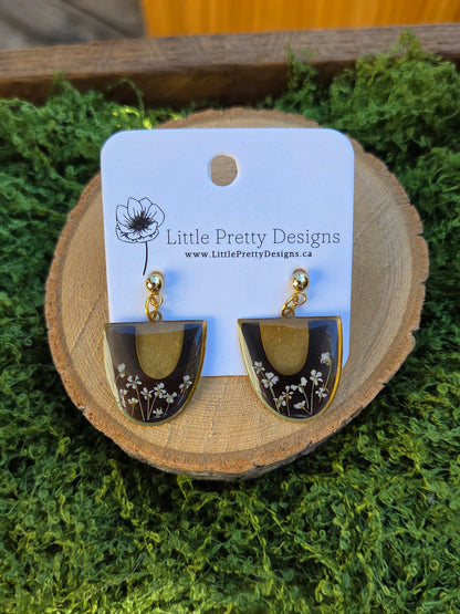 Dainty Floral Drop Earrings