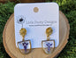 Pressed Flower Earrings