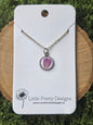 Pressed Flower Necklace