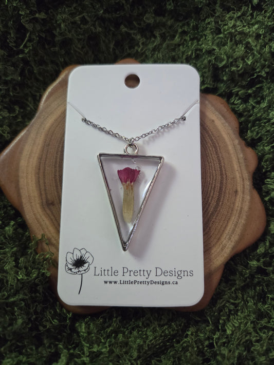 Pointed Floral Necklace