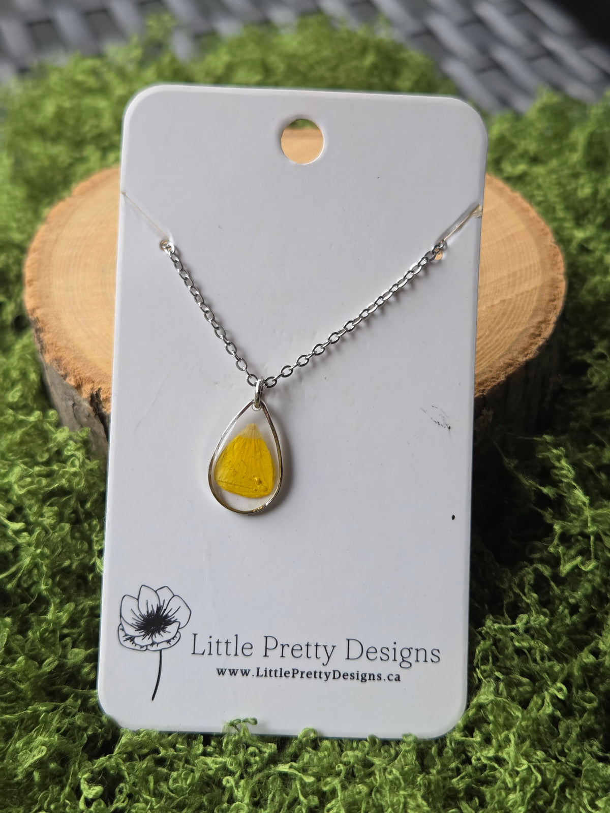 Pressed Flower Necklace