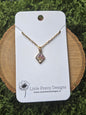 Pressed Flower Necklace