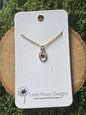 Tiny petal necklace