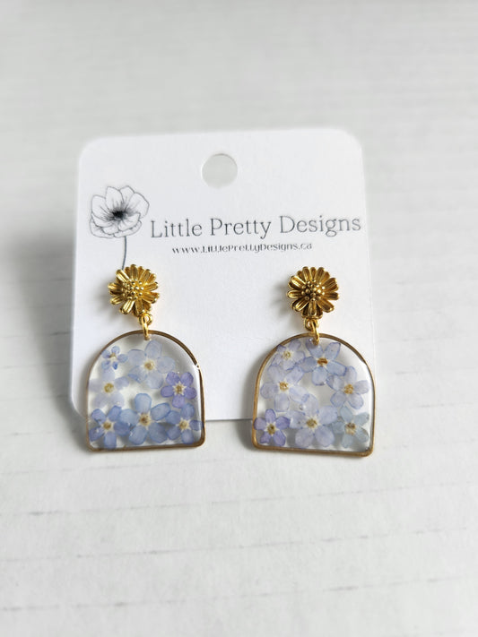 Floral Drop Earrings