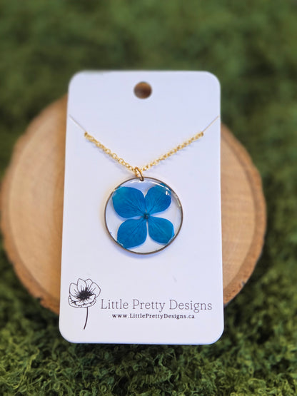 Round Flower Necklace