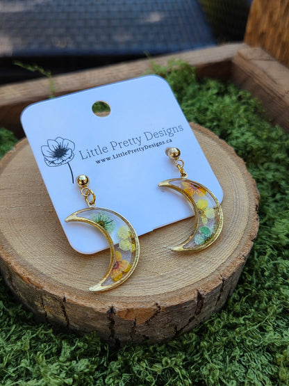 Dainty Floral Drop Earrings