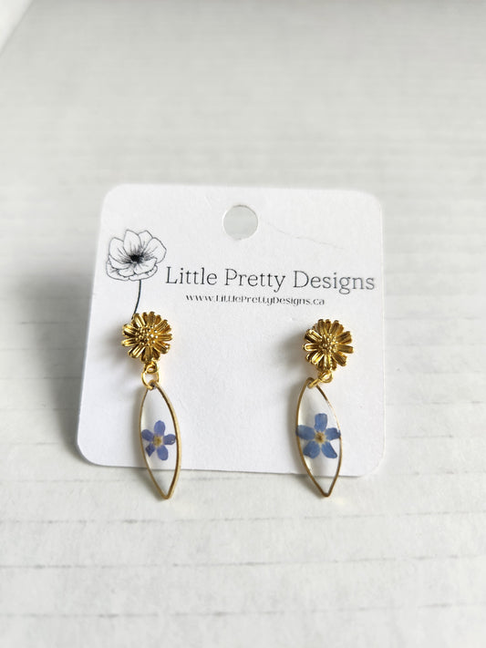 Floral Drop Earrings