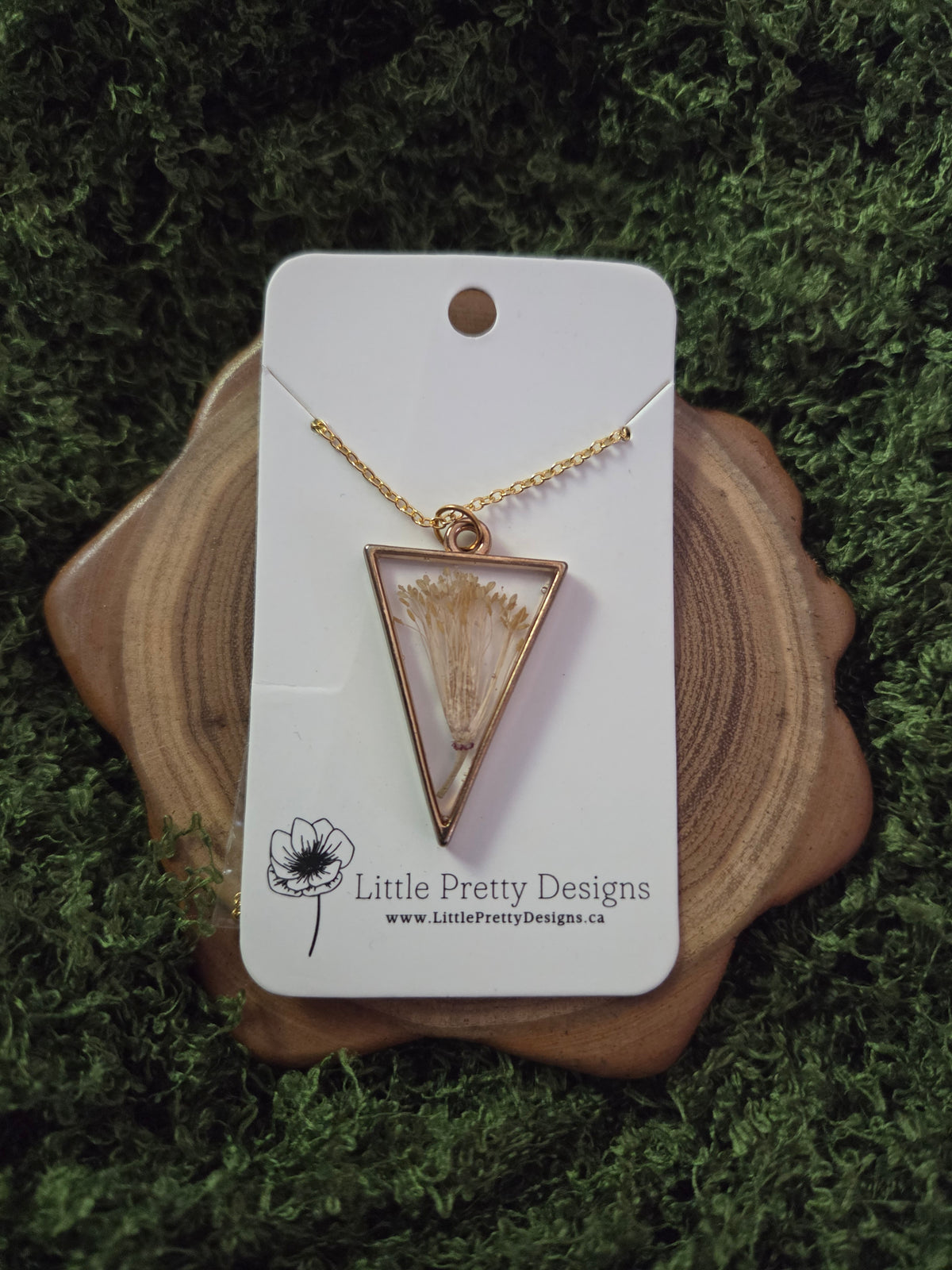 Pointed Floral Necklace