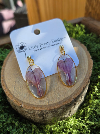 Dainty Floral Drop Earrings