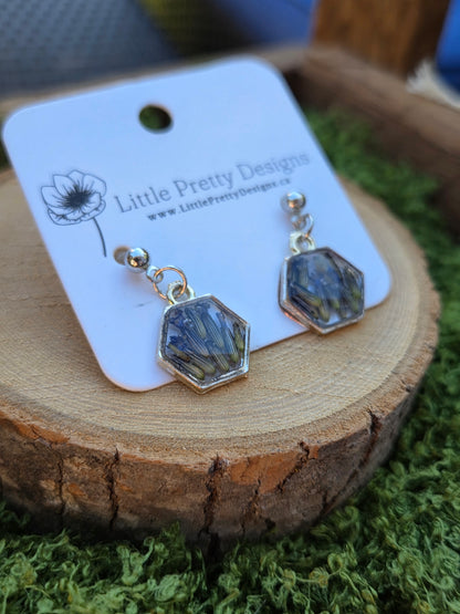 Pressed Flower Earrings